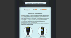 Desktop Screenshot of coating-thicknessgauges.com