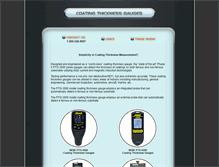 Tablet Screenshot of coating-thicknessgauges.com